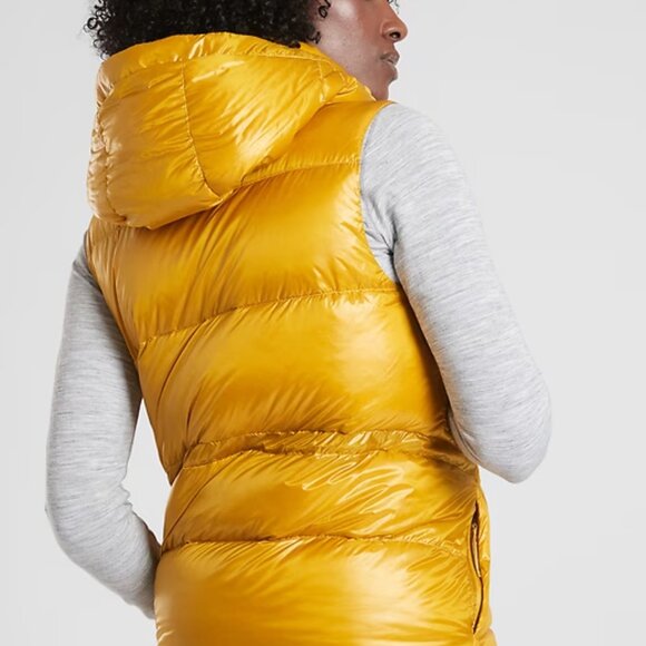 Athleta Lofty Down Vest in Earthen Ochre - Picture 3 of 8